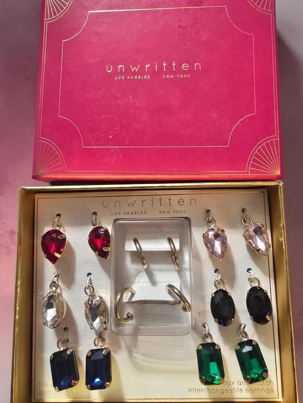 Unwritten Interchangeable Earring Set, NWT